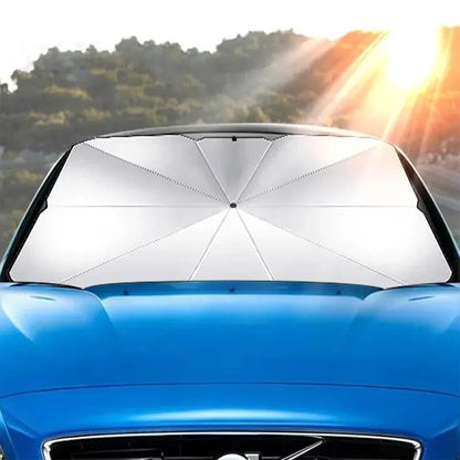 Foldable Car Windshield Sunshade Umbrella – Front Window Sun Protector for Summer