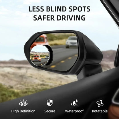 HD Convex Side Blind Spot  Mirrors (2pcs)