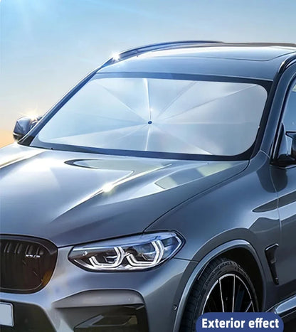 Foldable Car Windshield Sunshade Umbrella – Front Window Sun Protector for Summer