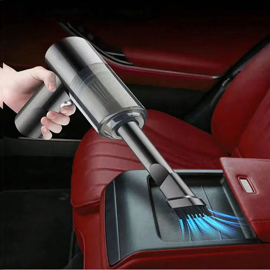 Handheld Car Vacuum Cleaner – 15000PA Cordless, Blow & Suction, Multi-Nozzle for Car, Home & Pet